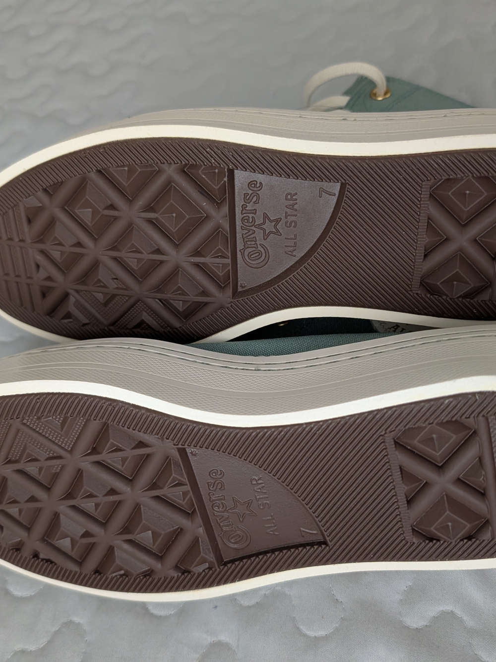 Sage Green Converse Chuck Taylor All Star Modern Lift Sneakers - Picture 6 of 6